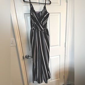Black/White Long Romper (Large)